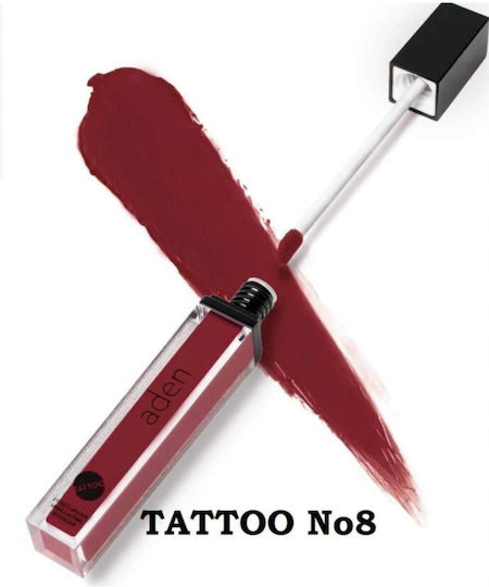 Aden Υγρό Κραγιόν 08 Deep Cranberry 7ml