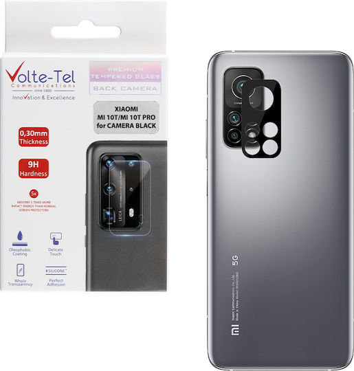 Volte-Tel Protecție Cameră Tempered Glass Black pentru Xiaomi Mi 10T Pro 5G, Mi 10T 5G, Mi 10T 5G DBXD896BC77