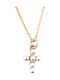 Zarra Collection Γυναικείος Επιχρυσωμένος Σταυρός χωρίς Αλυσίδα