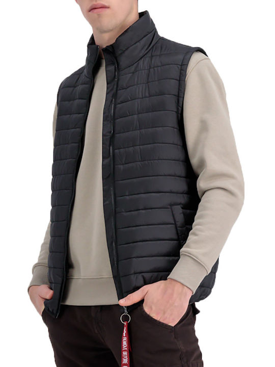 Αμάνικο Μπουφάν Puffer Μαύρο