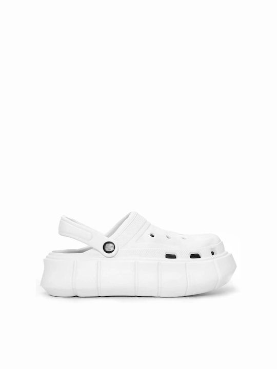 Luigi Clogs White