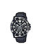 Casio Watch Battery with Black / Black Rubber Strap