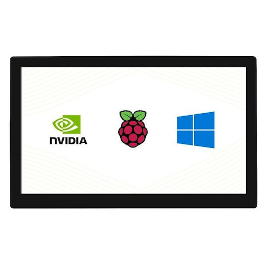 Waveshare Pi Display QLED 10.1" HDMI 1280x720 IPS Capacitive Touchscreen USB Οθόνη