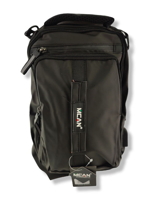 Herrentasche Schulter / Crossbody Schwarz