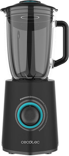 Cecotec Power Black Titanium 2300MAX Mix Go Blender Cu Cană Din Plastic 1,5 L 2300W Negru