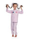 Muydemi Kids' Pajamas Winter Fleece Lilac