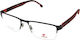 Carrera Herren Metallisches Brillengestell Rote...