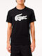 Lacoste Herren T-Shirt Kurzarm Schwarz