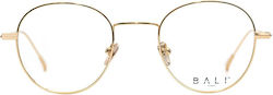 Bali Body Weiblich Metallisch Brillenrahmen Gold 32834