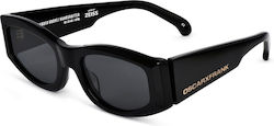 Oscar & Frank Garden Grove Sunglasses Μαύρα with Acetate Frame & Black Lens