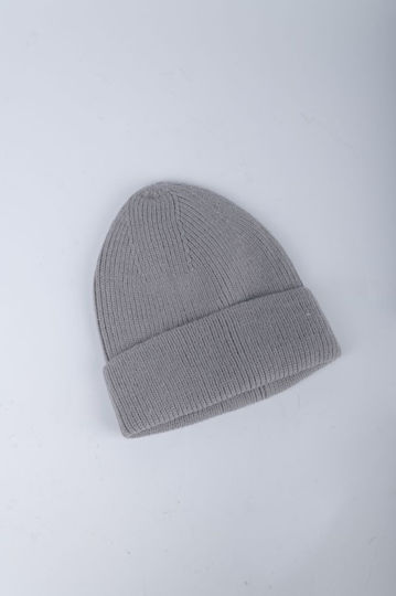 Beanie Feminin Căciulă Tricotat în culoarea Gri