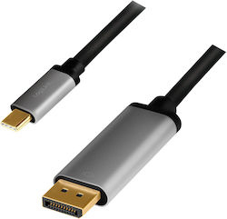 LogiLink USB 3.2 Cable USB-C male - DisplayPort Gold 18m (CUA0100)