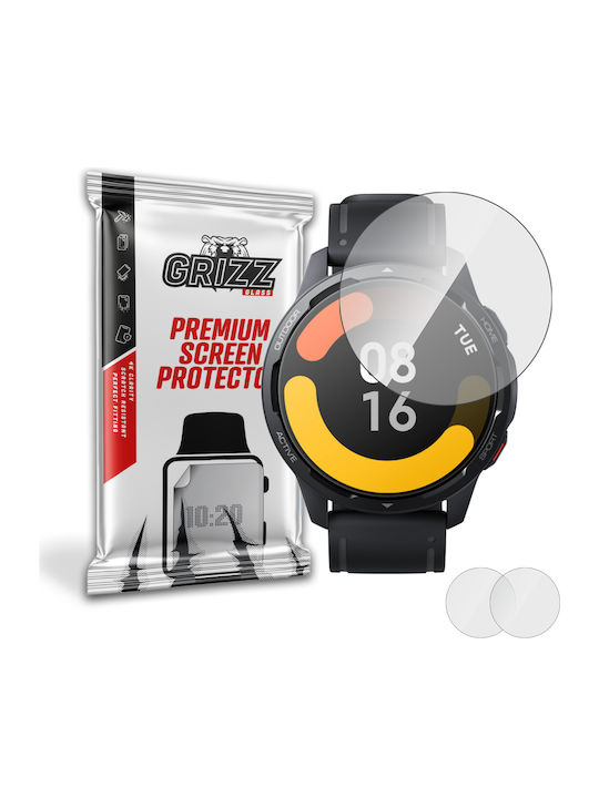 GrizzGlass Hybridglass Tempered Glass for the Watch S1 Active 2pcs