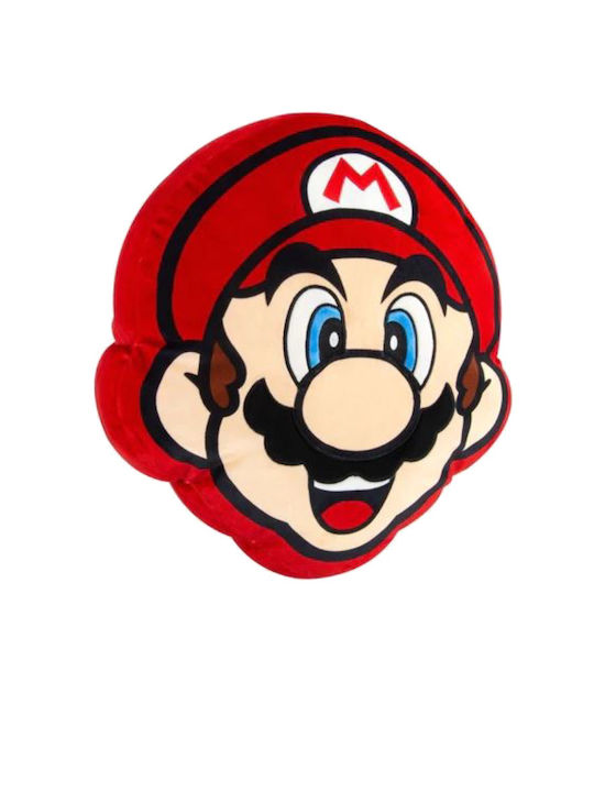 Super Mario Παιδικό Διακοσμητικό Μαξιλάρι Πολύχρωμο 40x37εκ.