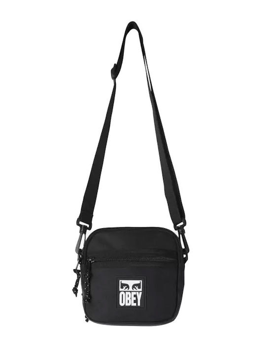 Obey Herrentasche Schulter / Crossbody Schwarz