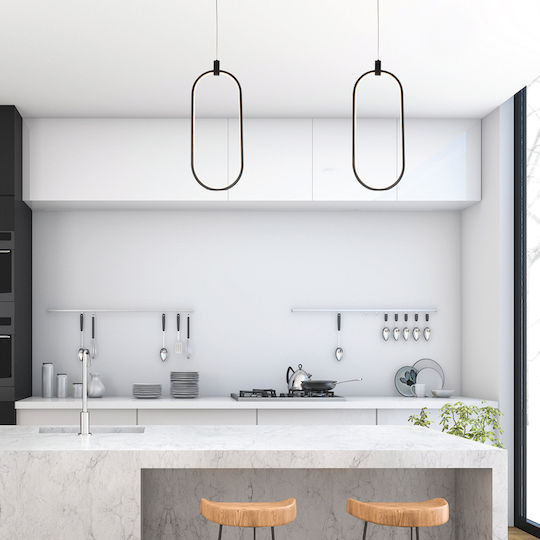 Inlight Inlight Deckenleuchte Schwarz LED mit Warmweißem Licht