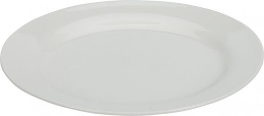 Siaki Collection Servierplatte Oval aus Porzellan Weiß 22cm 1Stück
