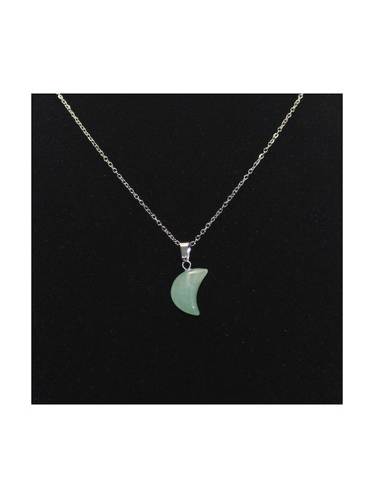 Necklace Adventurine Moon