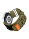 Erbord Armband Stoff Grün (Galaxy Watch4/5/6/7/FE/4 Classic/6 Classic/5 Pro)