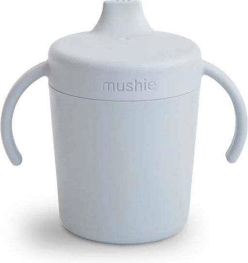 Mushie Παιδικό Ποτηράκι από Πλαστικό Γκρι 230ml για 6m+