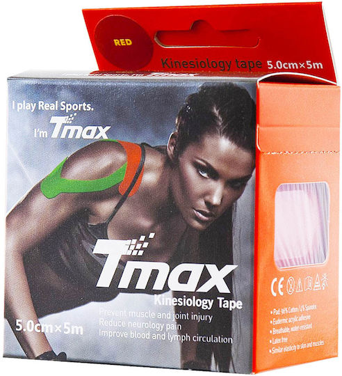 OrthoDynamic Kinesiology Tape 5cm x 5m Red