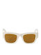 Palm Angels Unisex Ochelari de soare cu Alb Cadru