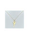 Key Necklace 14K Gold Double Sided