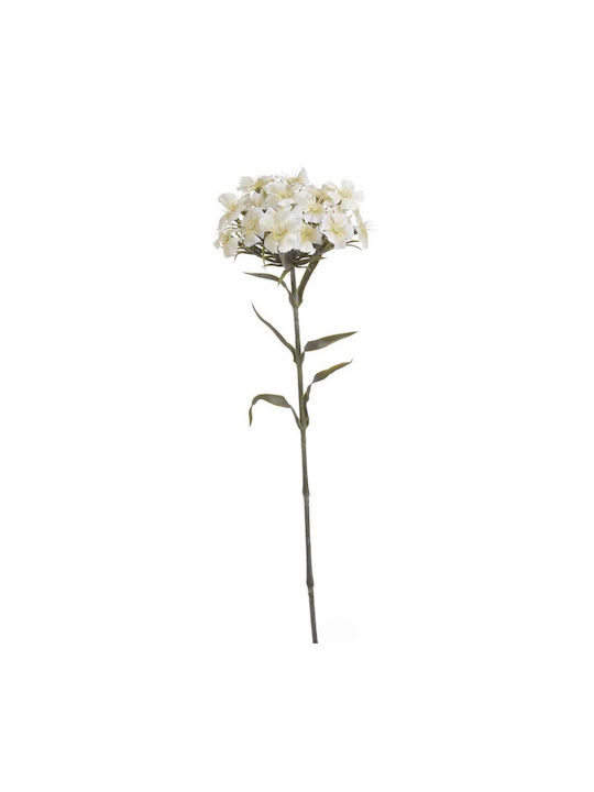 Carnation Artificial Flower, 54cm, White