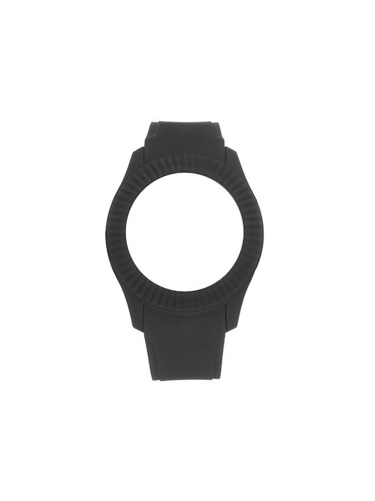 WATX & CO Gummi-Armband Schwarz