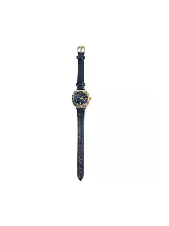 Nora's Accessories Uhr in Marineblau Farbe