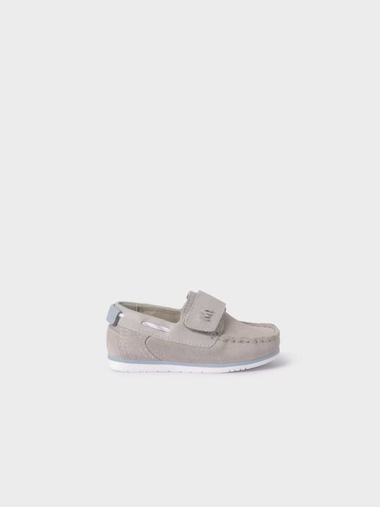 Mayoral Boys Suede Moccasins White