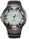 Citizen Ανδρικό Ρολόι 48mm Μπαταρίας με Μαύρο Καουτσούκ Λουράκι