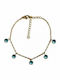Kostibas Fashion Women's Bracelet made of Steel Gold Plated