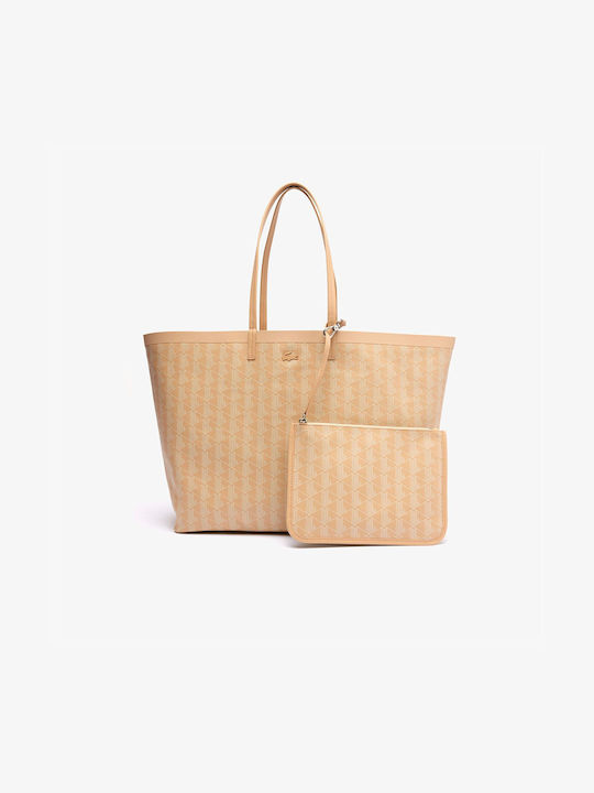 Lacoste Women's Bag Shopper Shoulder Beige