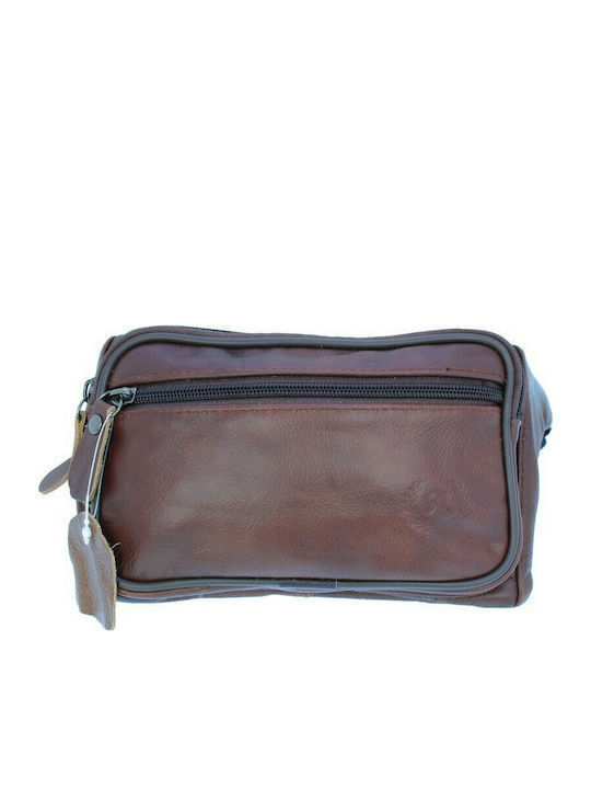 Annie Leather Leather Waist Bag Brown