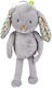Bali Bazoo Λούτρινο Λαγουδάκι Cuddle Bunny Grey 40 εκ.