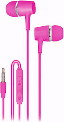 Setty In-ear Handsfree Ακουστικά με Βύσμα 3.5mm Ροζ Setty In-ear Handsfree Ακουστικά με Βύσμα 3.5mm Ροζ