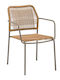 Fylliana Gartenstühle Rattan Leana Braune 56x59x80cm