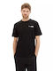 Tom Tailor Men's Short Sleeve T-shirt BLACK