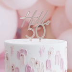 50th Birthday Cake Topper