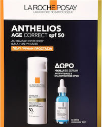 Anthelios Age Correct Spf50 +hyalu B5 Serum 10ml Σετ με Serum