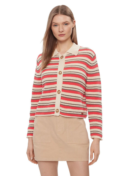 Pepe Jeans Women's Knitted Cardigan Red