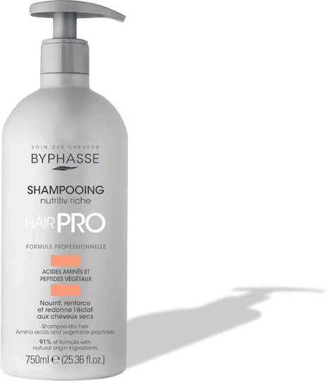 Byphasse Hair Pro Nutritiv Riche Shampoos Hydration for Dry Hair Hair 750ml