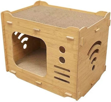Ikaros Къщичка за Куче Дърво За Вътрешно Ползване 44x31.5x34см