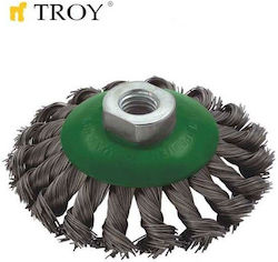 Troy T 27705-100 Συρματόβουρτσα Εργαλείου με Κοτσίδες