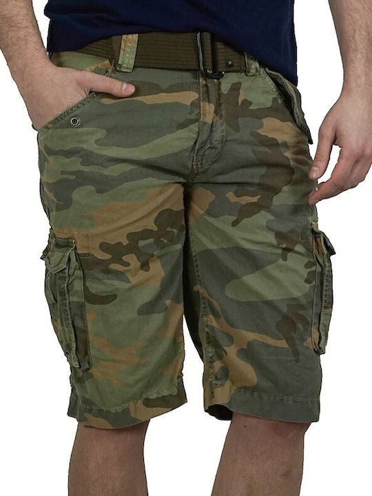 Schott Herrenshorts Cargo Khaki