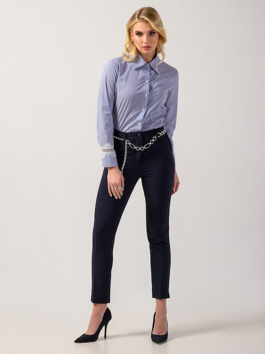Derpouli Dama Tesatura Pantaloni cu Elastic cu ...