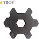 Replacement Jaws For Mechanical Pliers (380 Mm) / Troy 24009-r / 2 Pieces