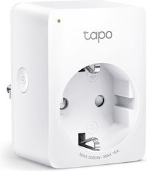 TP-LINK Tapo-P110 v1.2 Smart Μονόπριζο με Διακόπτη Λευκό