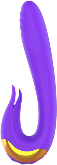 La Lolita Amsterdam Vibrator Spear Iepurele Violet 20cm